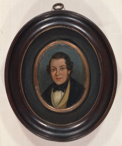 Miniature: Portrait of Abram Constable, Brother of the Artist by John Constable